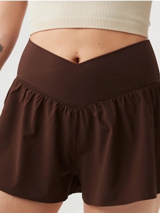 aerie Pants - Aerie Offline Real Me Crossover Flowy Shorts